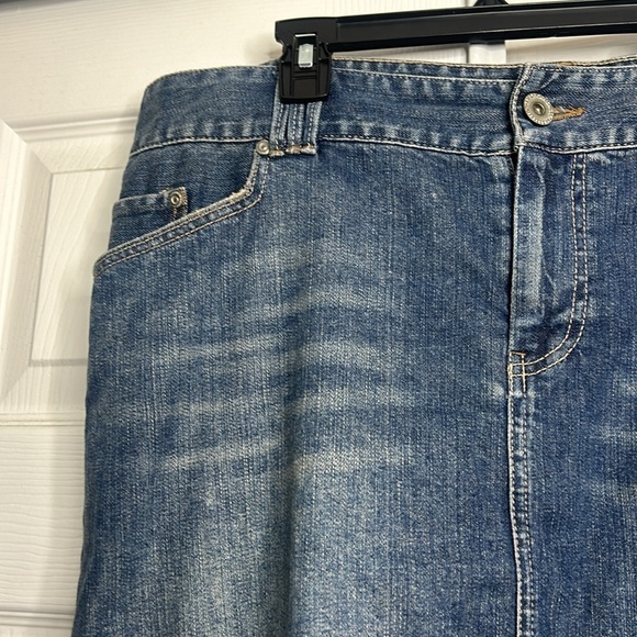 American Eagle Jean Mini Skirt 14 Y2K - Picture 2 of 6